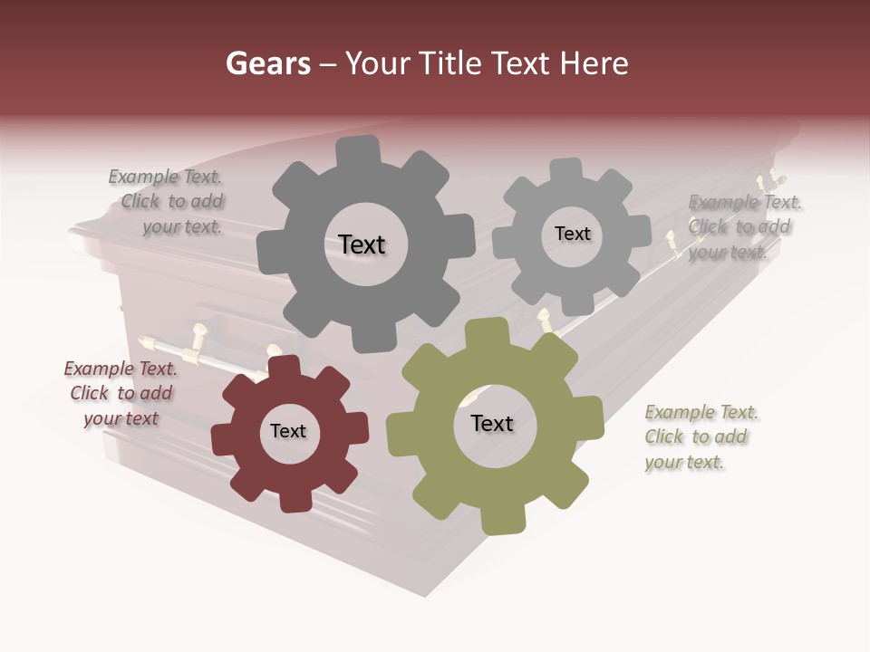 Coffin Casket Spooky PowerPoint Template