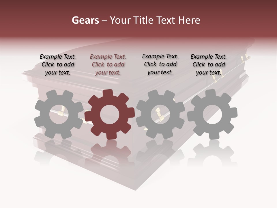 Coffin Casket Spooky PowerPoint Template