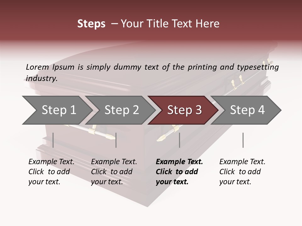 Coffin Casket Spooky PowerPoint Template