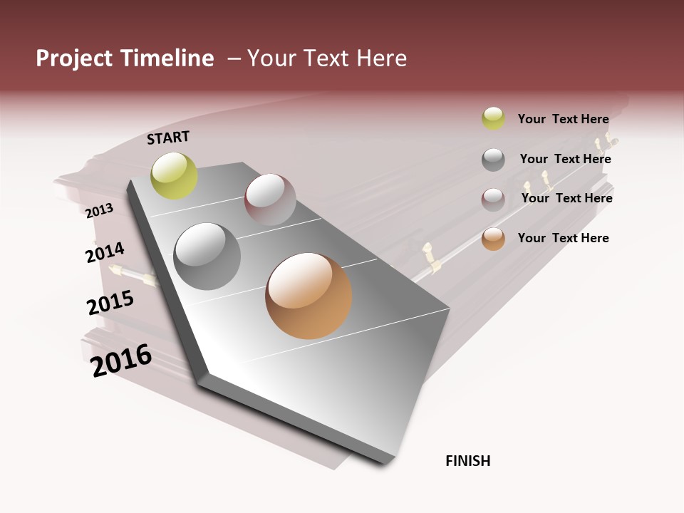 Coffin Casket Spooky PowerPoint Template