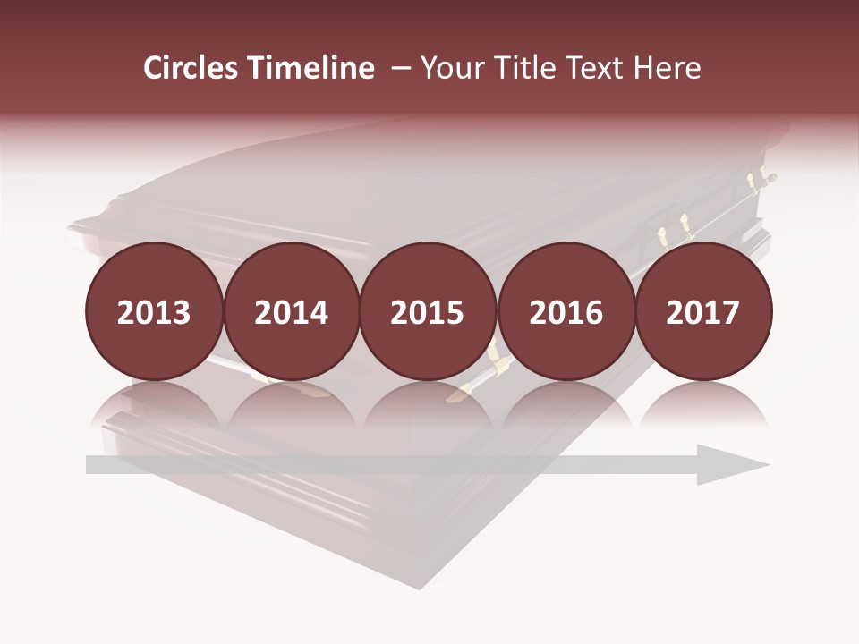 Coffin Casket Spooky PowerPoint Template