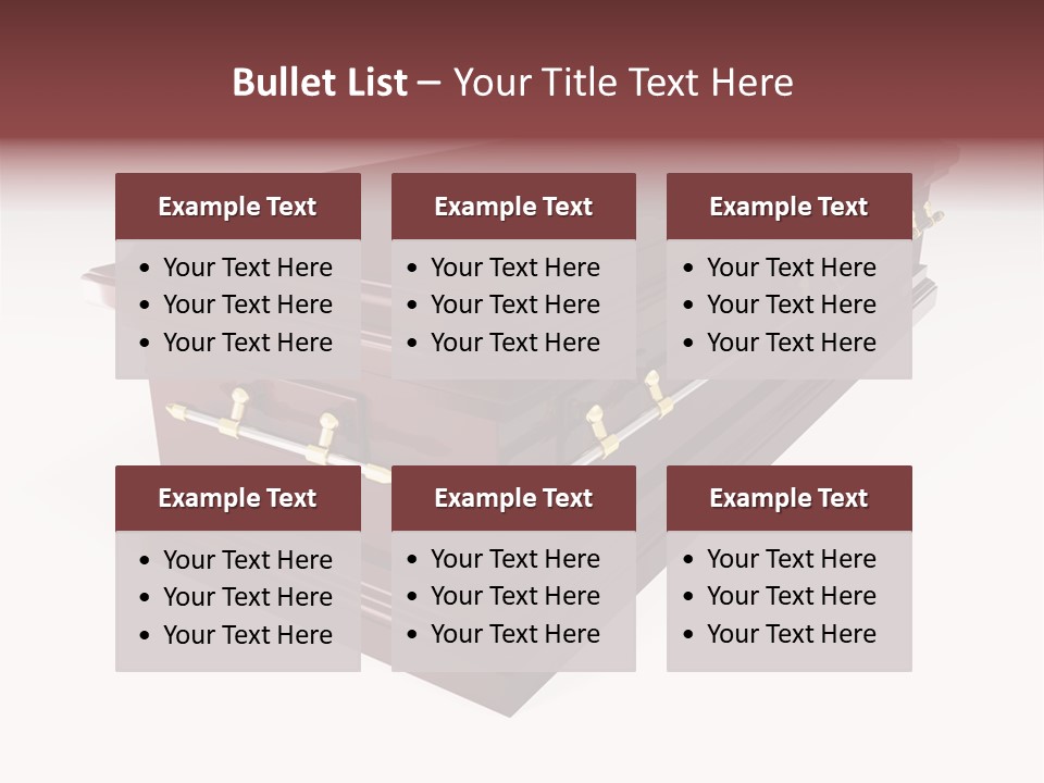 Coffin Casket Spooky PowerPoint Template
