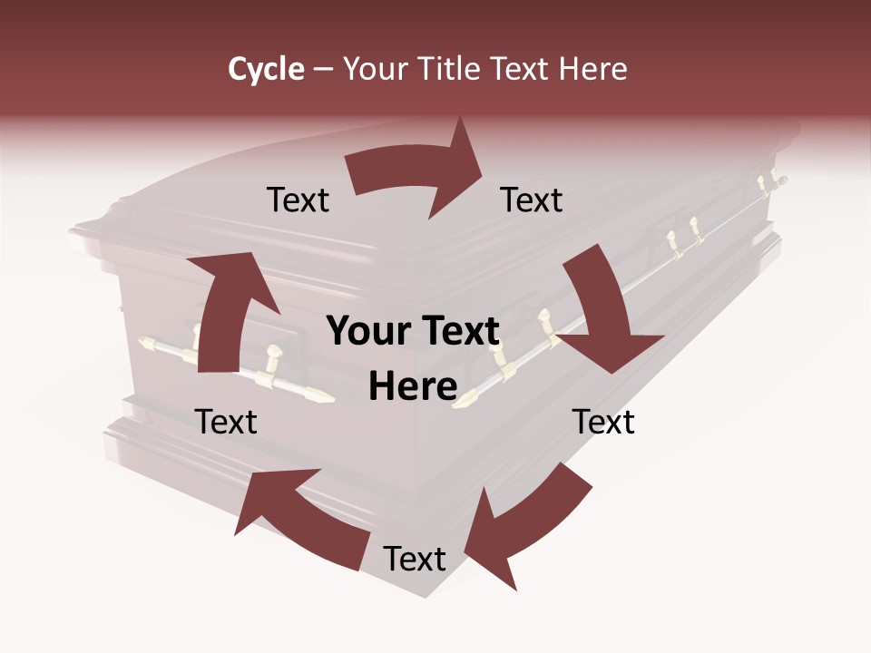 Coffin Casket Spooky PowerPoint Template
