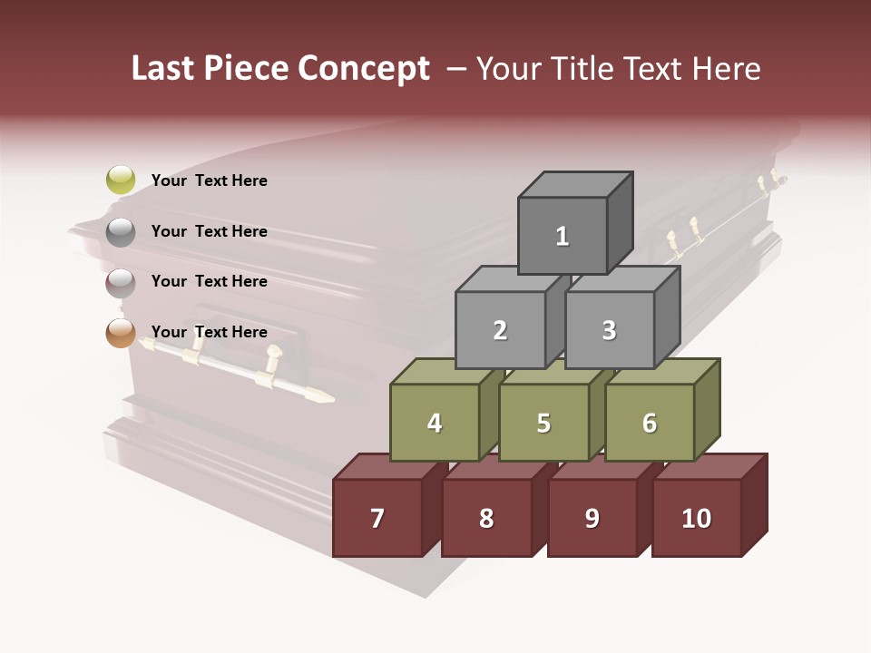 Coffin Casket Spooky PowerPoint Template