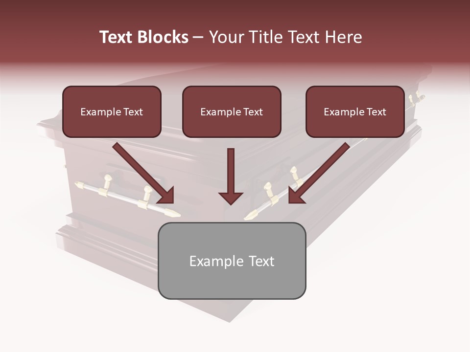 Coffin Casket Spooky PowerPoint Template