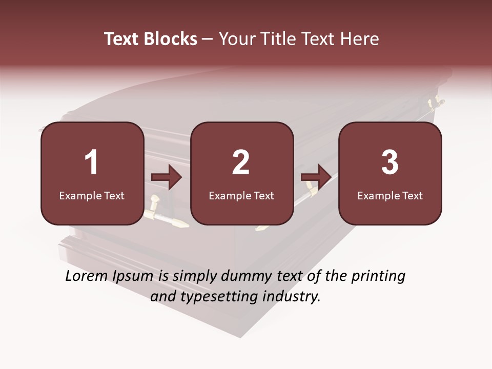 Coffin Casket Spooky PowerPoint Template