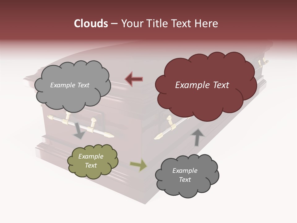 Coffin Casket Spooky PowerPoint Template