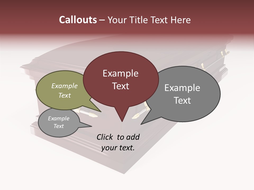 Coffin Casket Spooky PowerPoint Template