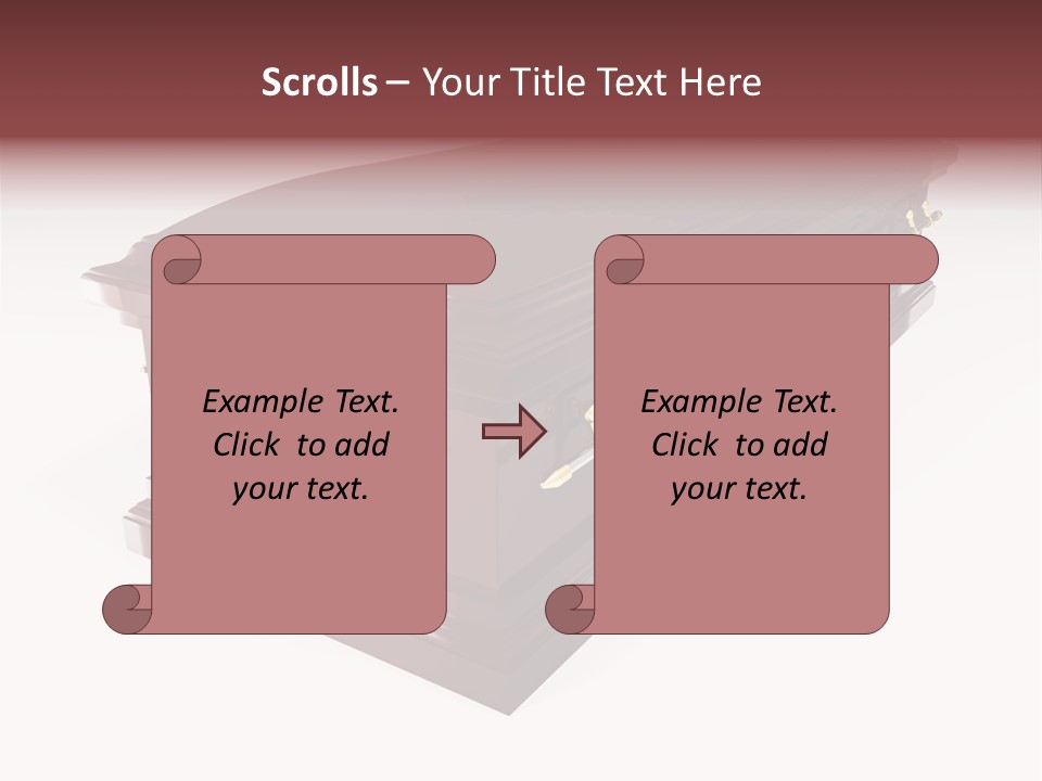 Coffin Casket Spooky PowerPoint Template