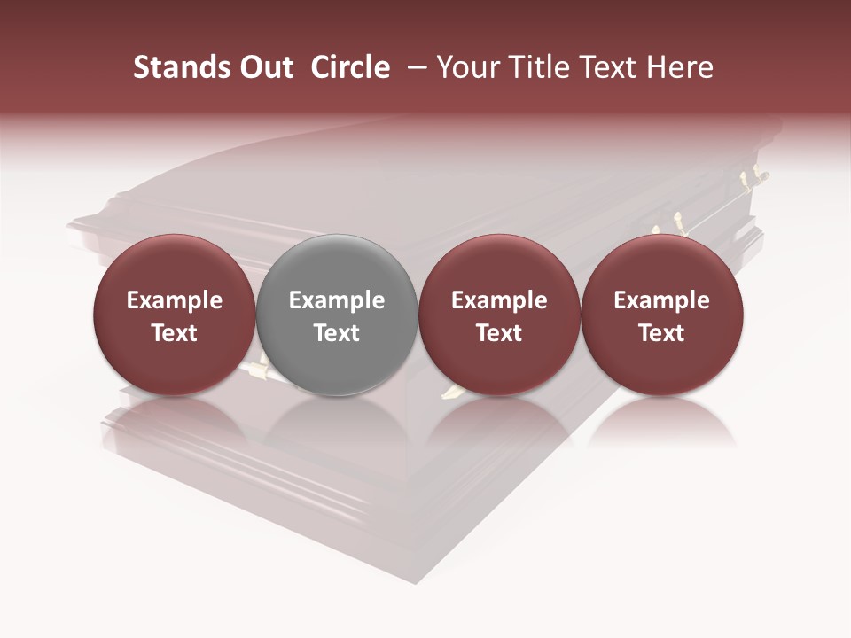 Coffin Casket Spooky PowerPoint Template