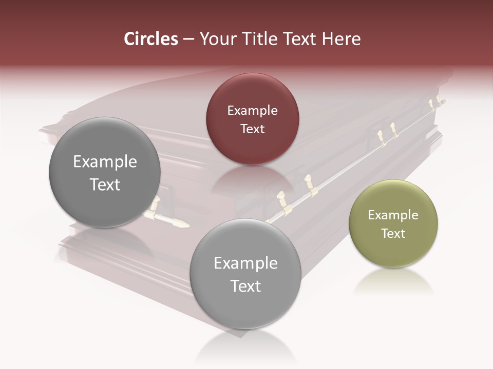 Coffin Casket Spooky PowerPoint Template