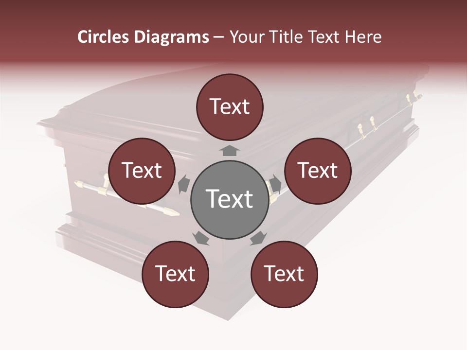 Coffin Casket Spooky PowerPoint Template