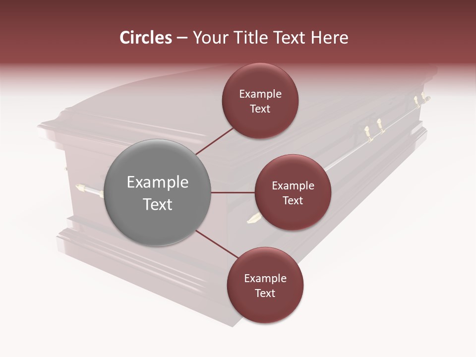 Coffin Casket Spooky PowerPoint Template