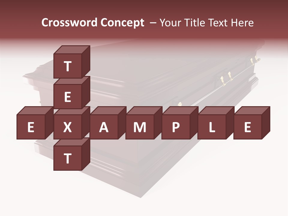 Coffin Casket Spooky PowerPoint Template