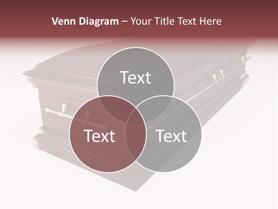 Coffin Casket Spooky PowerPoint Template