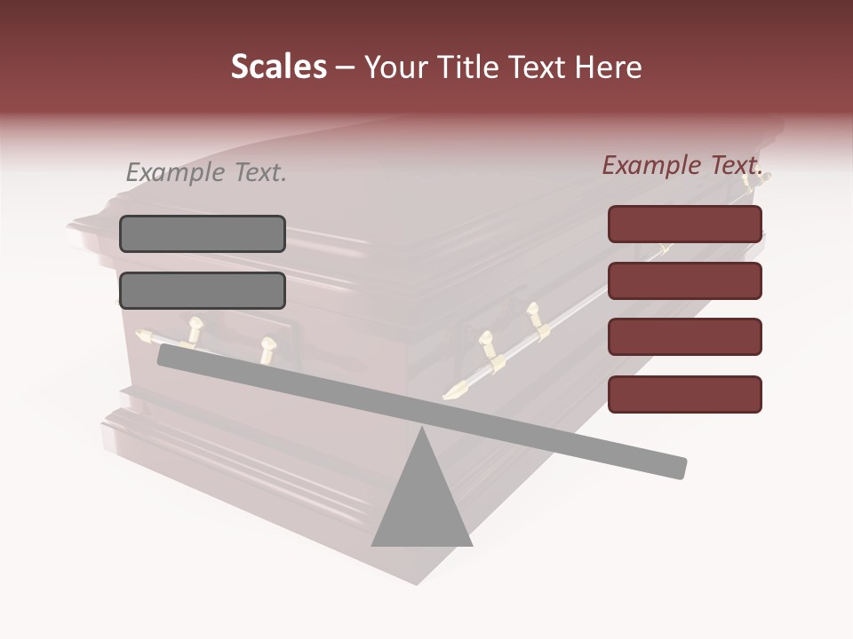 Coffin Casket Spooky PowerPoint Template
