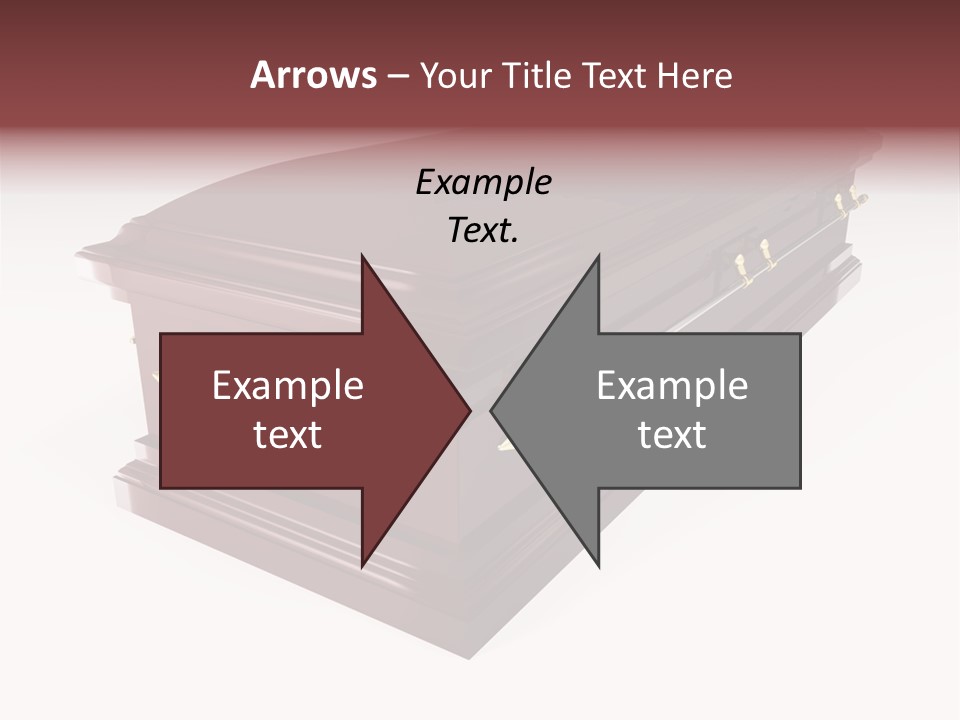 Coffin Casket Spooky PowerPoint Template