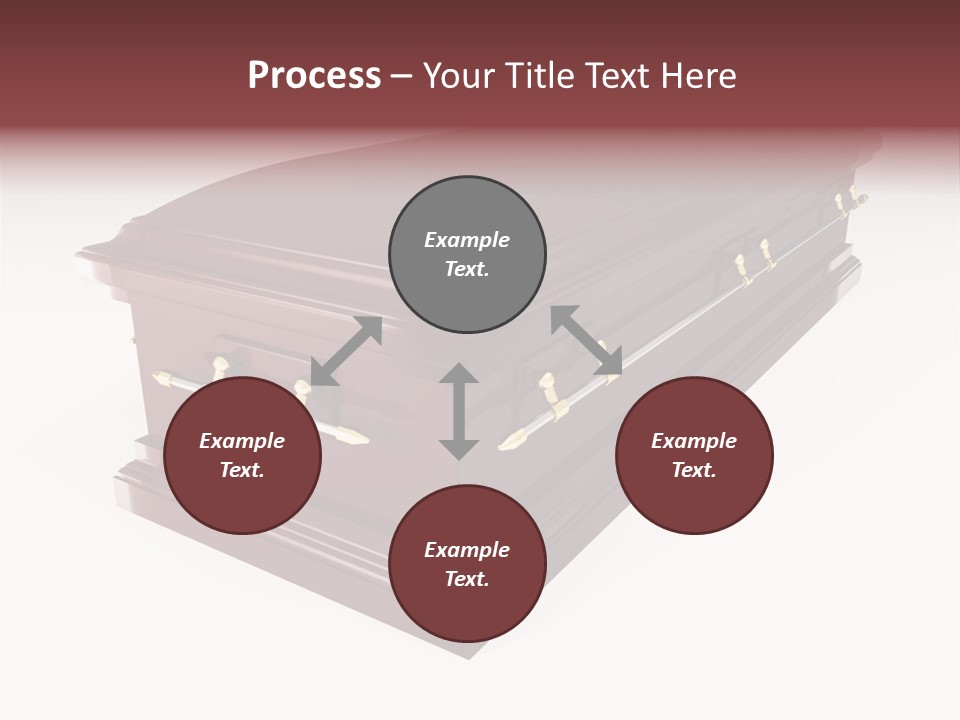 Coffin Casket Spooky PowerPoint Template