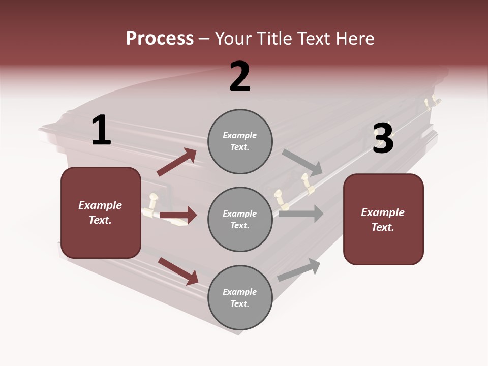 Coffin Casket Spooky PowerPoint Template