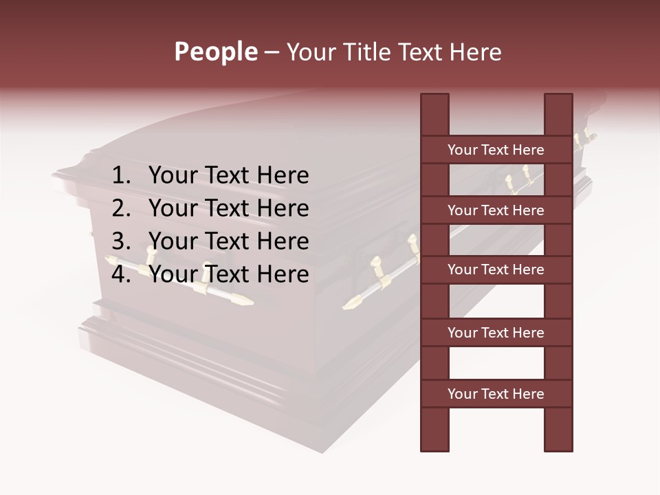 Coffin Casket Spooky PowerPoint Template