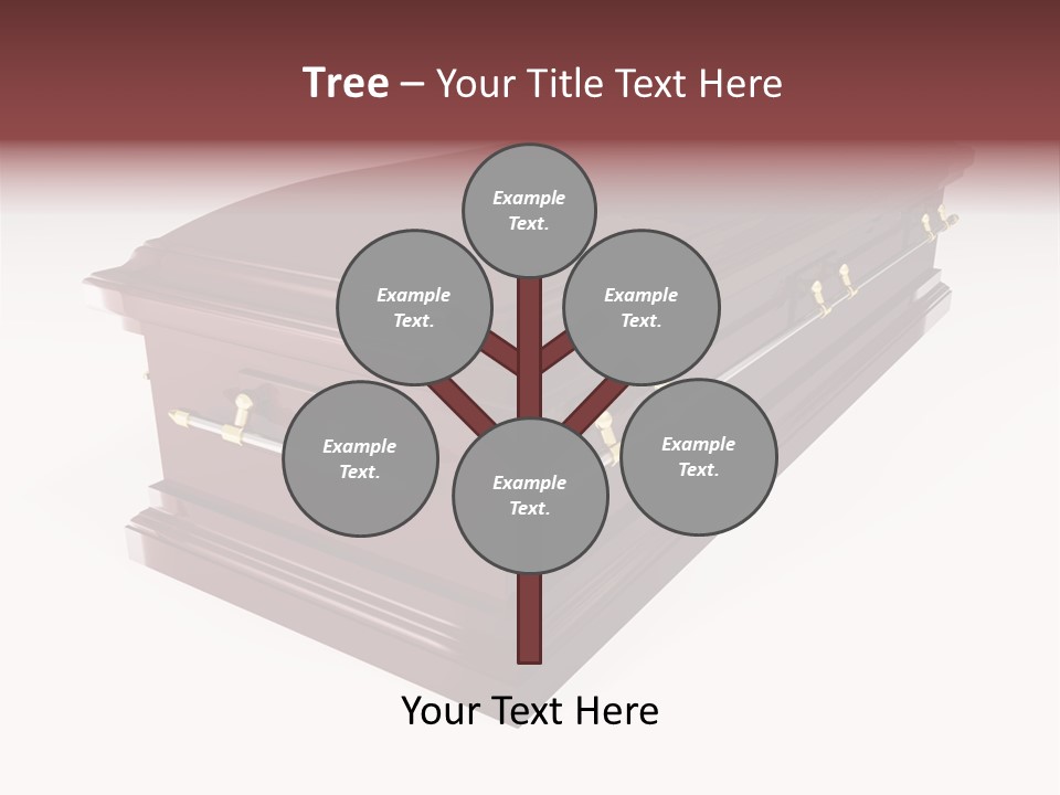 Coffin Casket Spooky PowerPoint Template