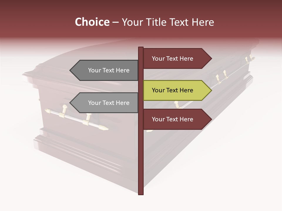 Coffin Casket Spooky PowerPoint Template
