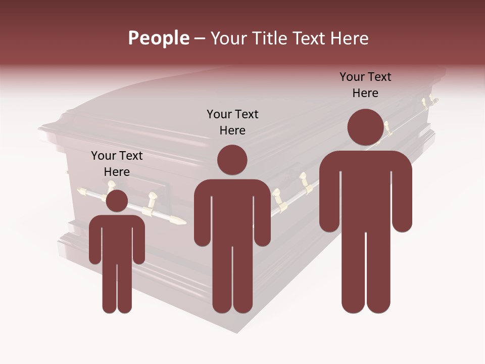 Coffin Casket Spooky PowerPoint Template