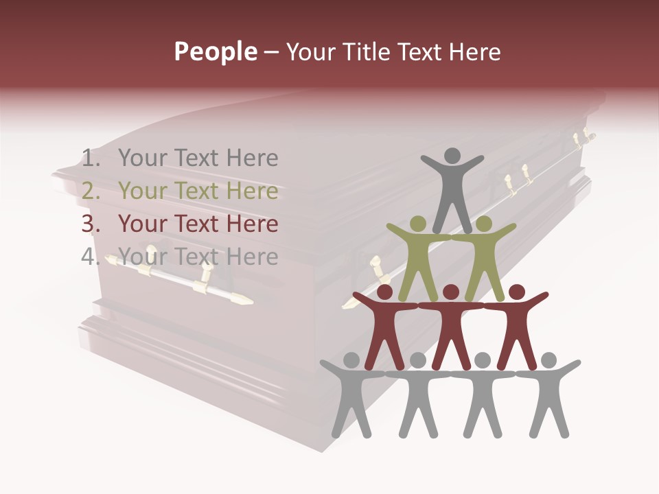 Coffin Casket Spooky PowerPoint Template