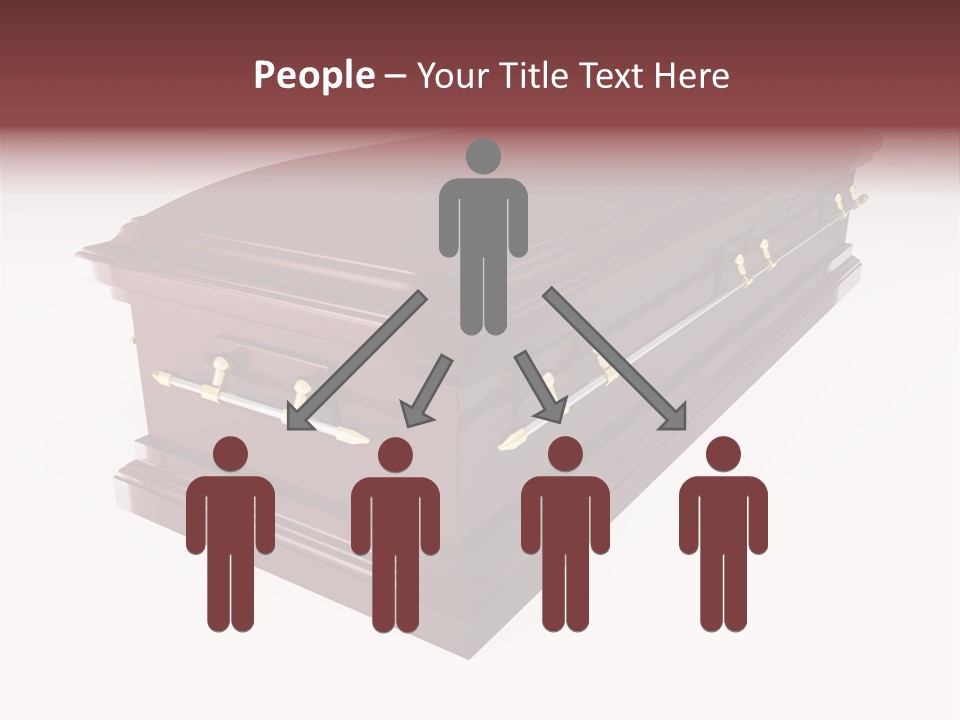 Coffin Casket Spooky PowerPoint Template