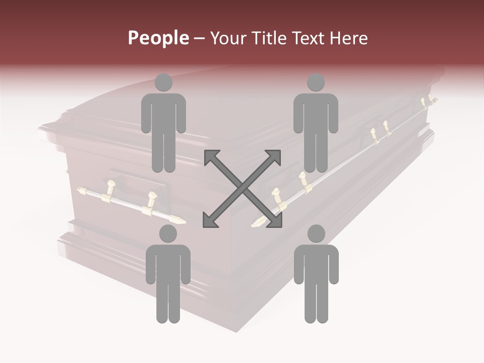 Coffin Casket Spooky PowerPoint Template