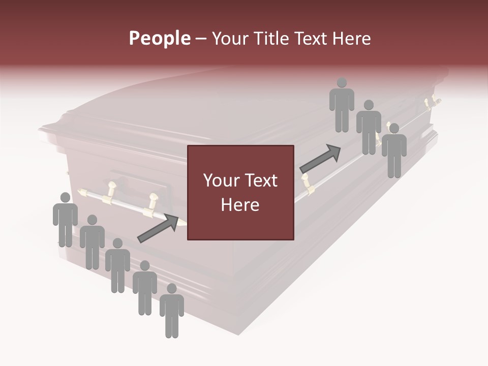 Coffin Casket Spooky PowerPoint Template