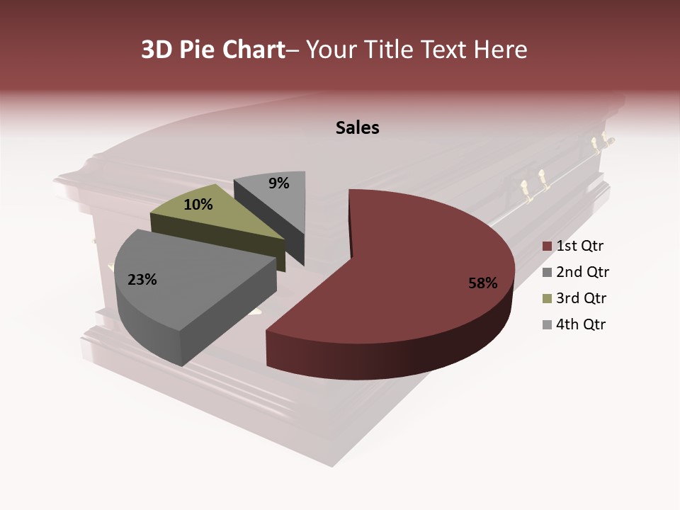 Coffin Casket Spooky PowerPoint Template