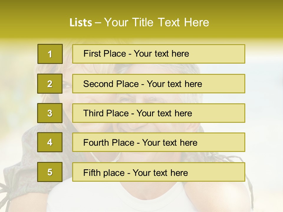 Life Copy Copyspace PowerPoint Template