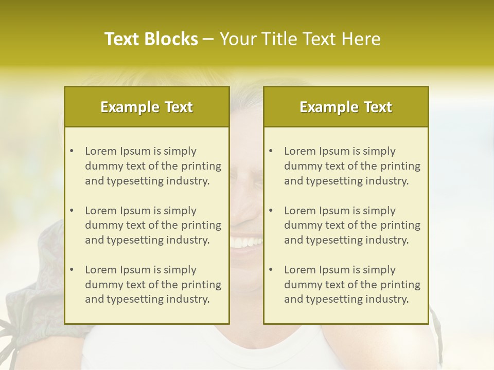 Life Copy Copyspace PowerPoint Template