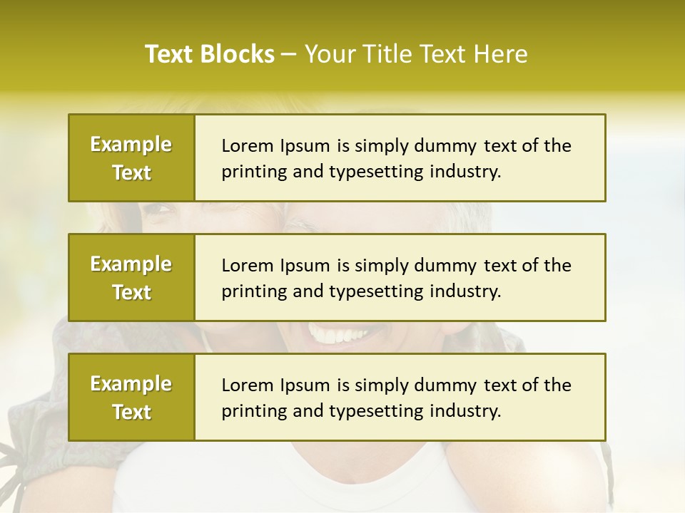 Life Copy Copyspace PowerPoint Template
