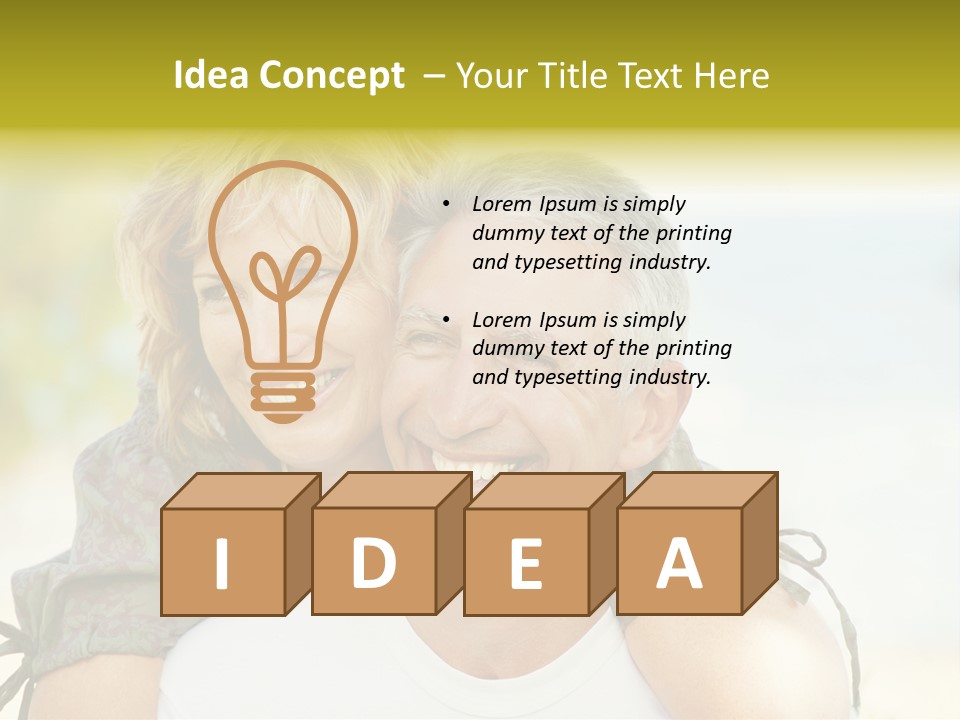Life Copy Copyspace PowerPoint Template