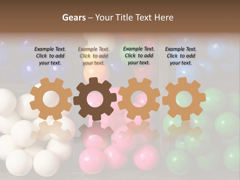 Red Flavor Gum PowerPoint Template