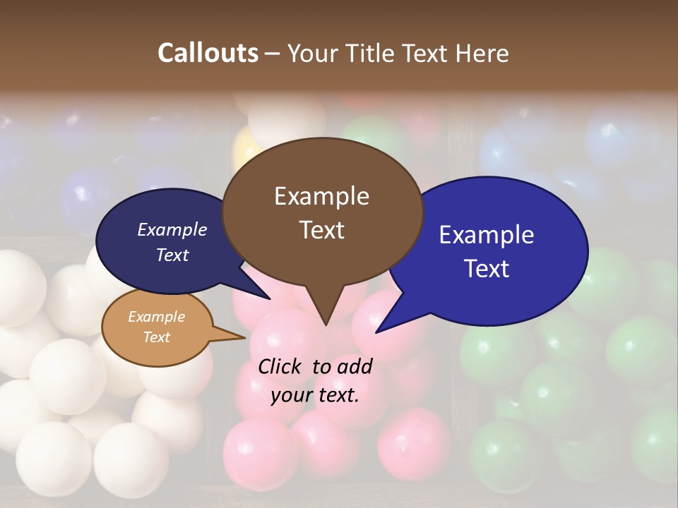 Red Flavor Gum PowerPoint Template