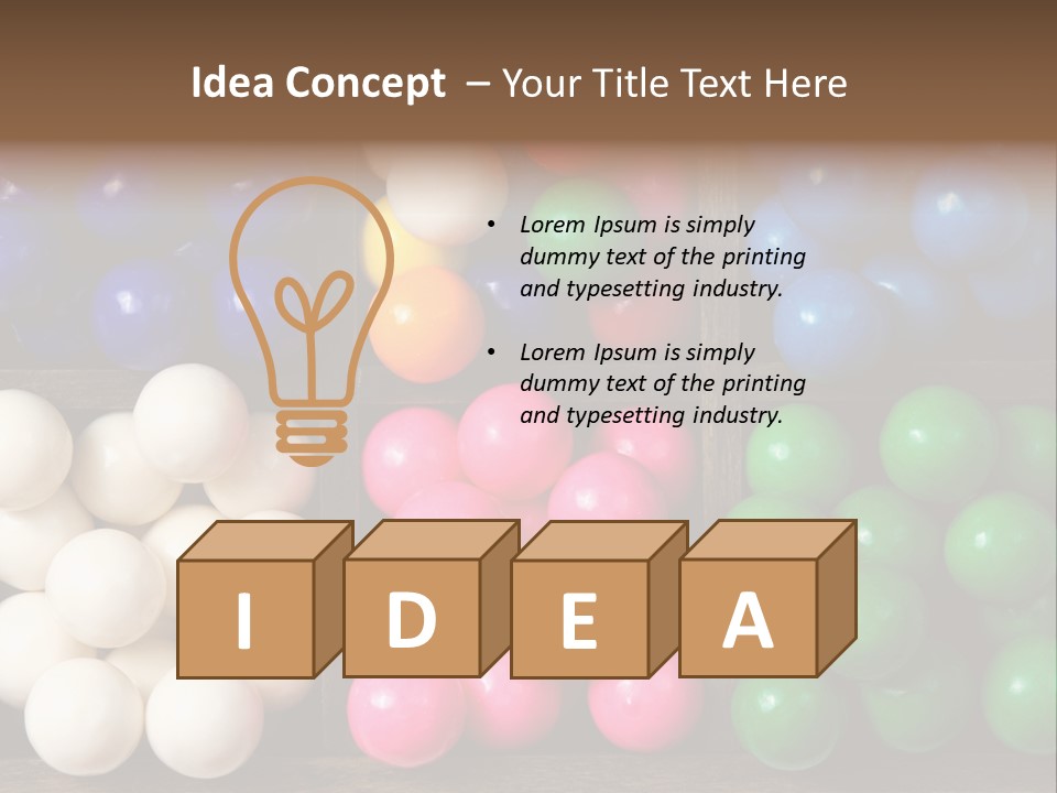 Red Flavor Gum PowerPoint Template