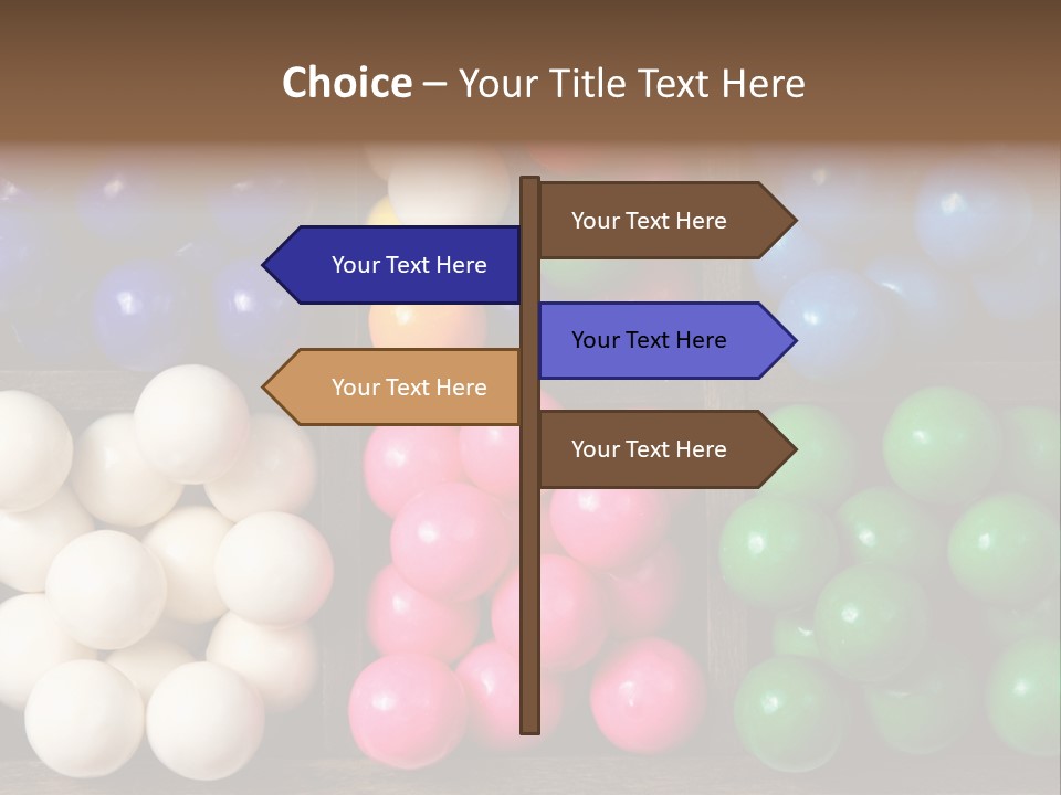 Red Flavor Gum PowerPoint Template