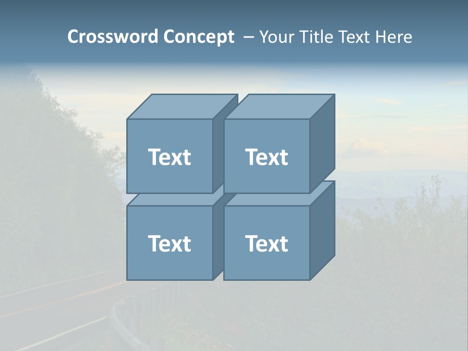 Mountains North Carolina Sky PowerPoint Template