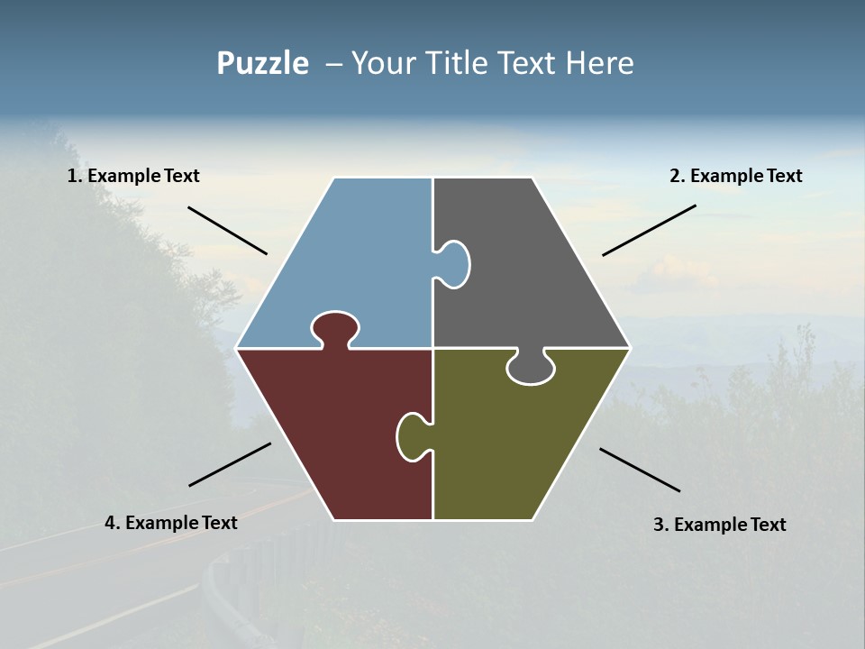 Mountains North Carolina Sky PowerPoint Template