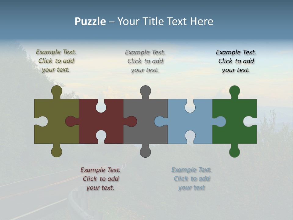 Mountains North Carolina Sky PowerPoint Template