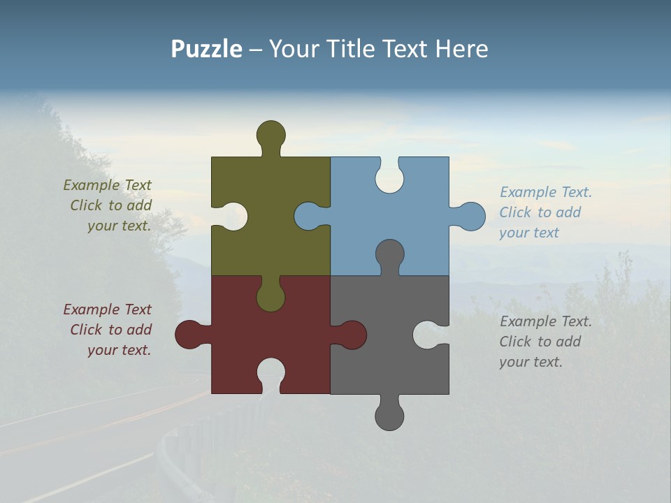 Mountains North Carolina Sky PowerPoint Template