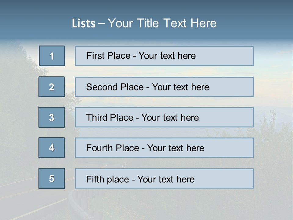 Mountains North Carolina Sky PowerPoint Template