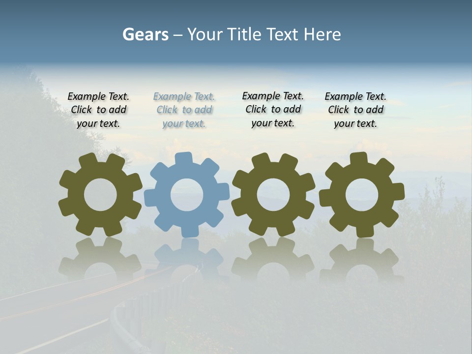 Mountains North Carolina Sky PowerPoint Template