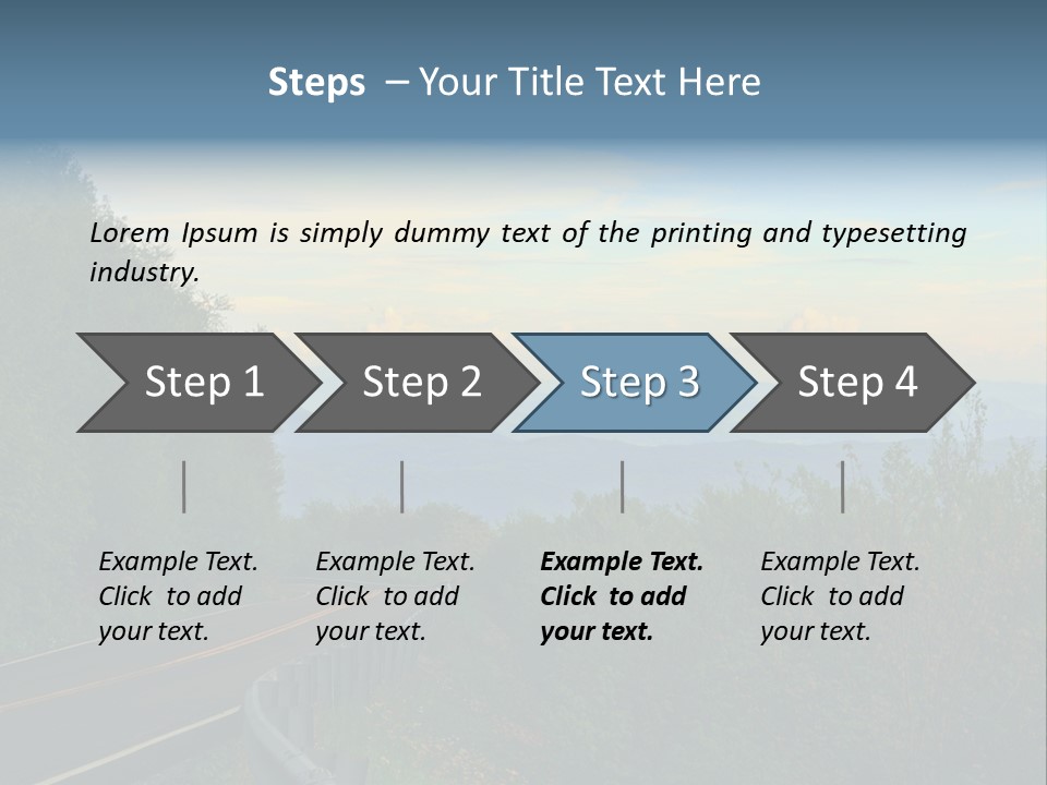 Mountains North Carolina Sky PowerPoint Template