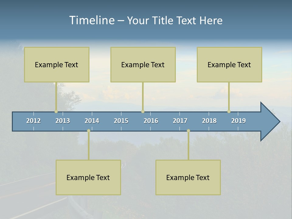 Mountains North Carolina Sky PowerPoint Template