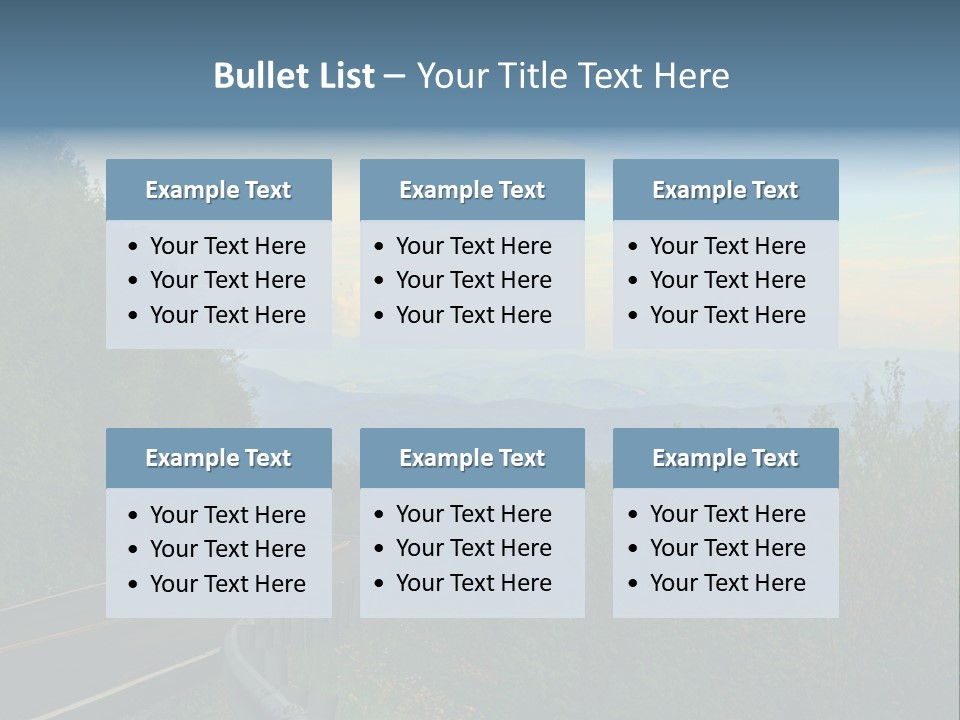 Mountains North Carolina Sky PowerPoint Template
