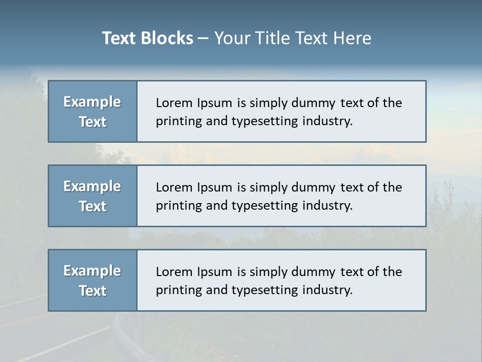 Mountains North Carolina Sky PowerPoint Template